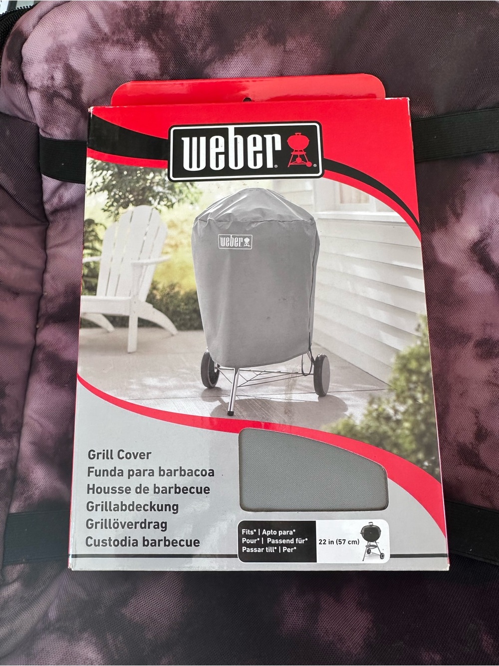 Weber Grill Cover, Fits Most 22 In. New In Package